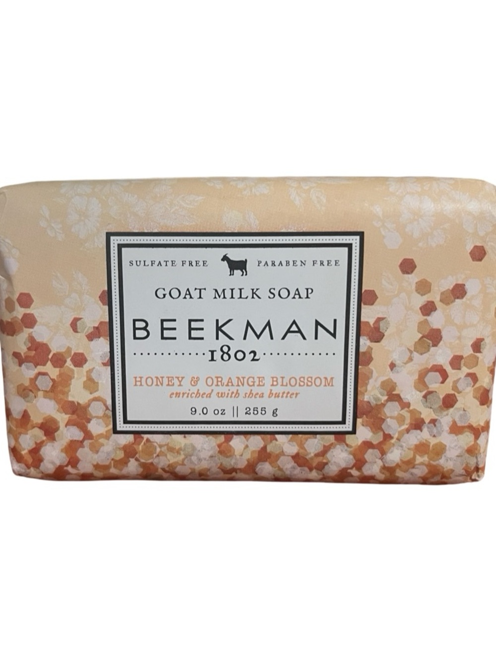 Beekman 1802 Honey & Orange Blossom Soap - Cream & Orange